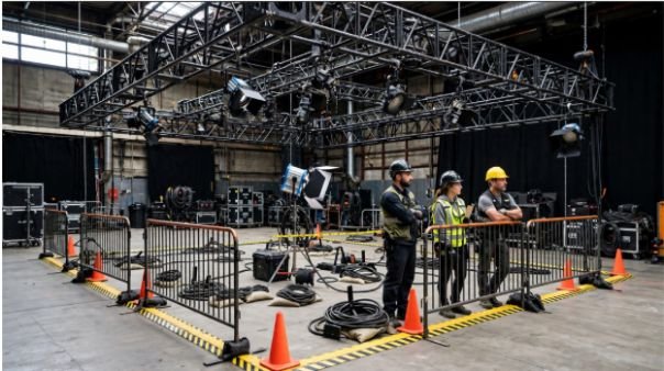 Film Set Rigging Exclusion Zone Safety Crew Rules
