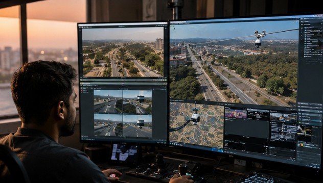 How Overhead Cable Cameras Work Behind Flying Broadcast Shots
