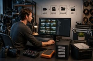 How a Professional Camera Media Workflow Keeps Footage Organized
