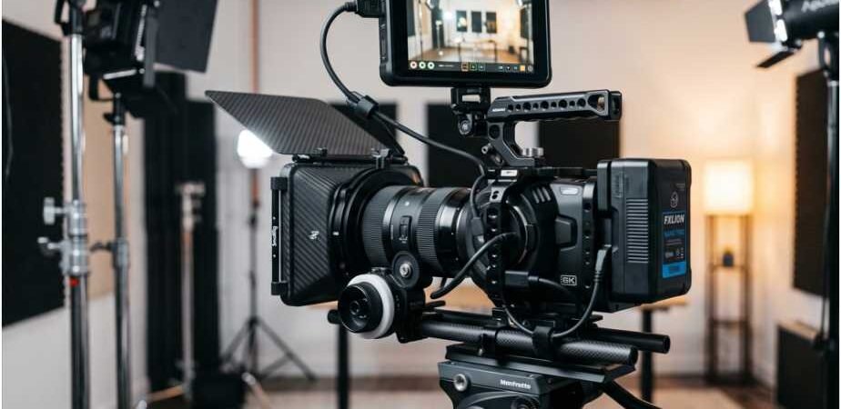 V-Mount Battery Setup for Mirrorless Cinema Cameras