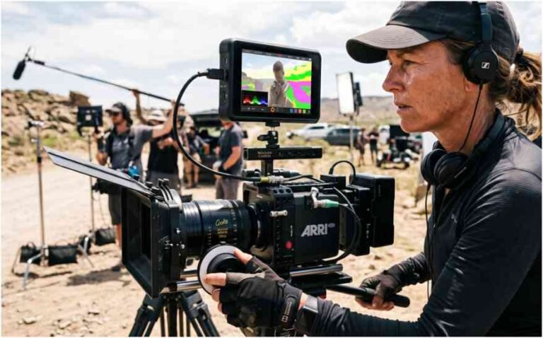on-camera monitor brightness needed for daylight filming