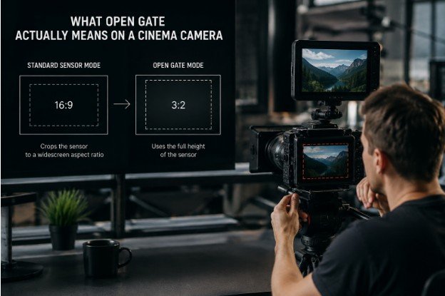 What Open Gate Actually Means on a Cinema Camera