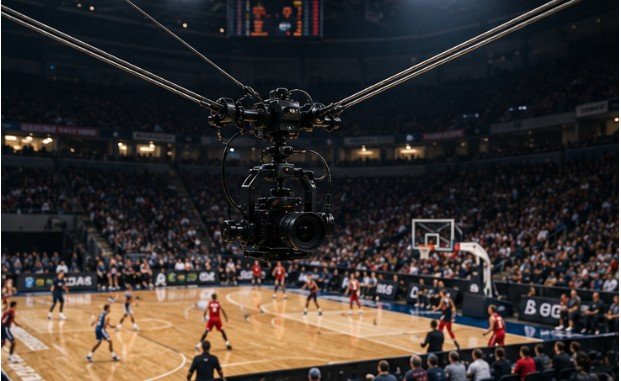 Why Broadcasters Use Cable Cameras Instead of Drones