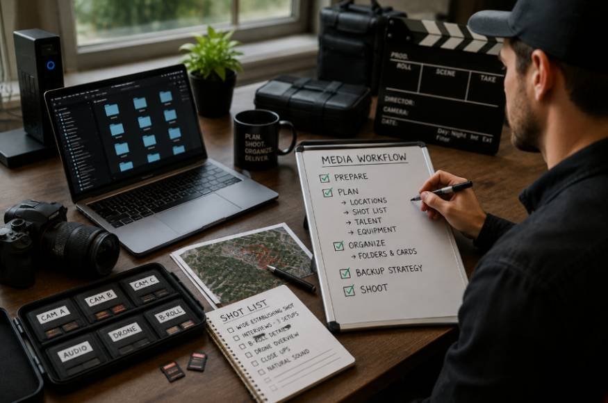Why Your Media Workflow Starts Before the Shoot