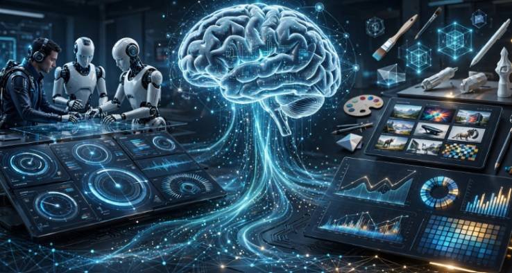 Infographics Top 10 Generative AI Trends: The Future of AI Explained Visually