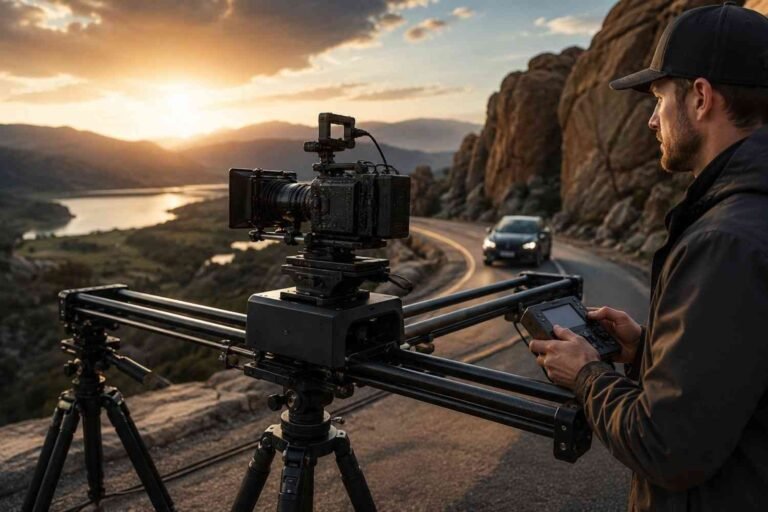 Motorized Camera Slider Systems for Cinematic Camera Movement