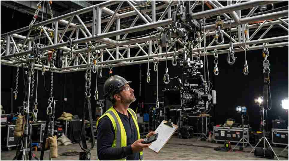 how to calculate safe working load for film rigging