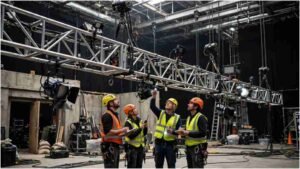 temporary truss rigging safety for film production