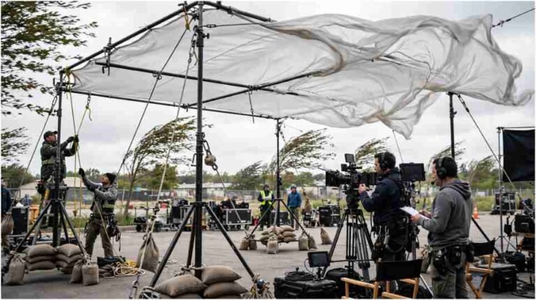 wind limits for overhead rigs on film sets