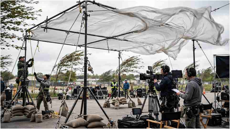 wind limits for overhead rigs on film sets