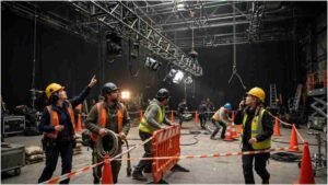 film set rigging emergency procedures